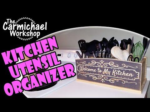 Making a HUGE Kitchen Utensil Organizer