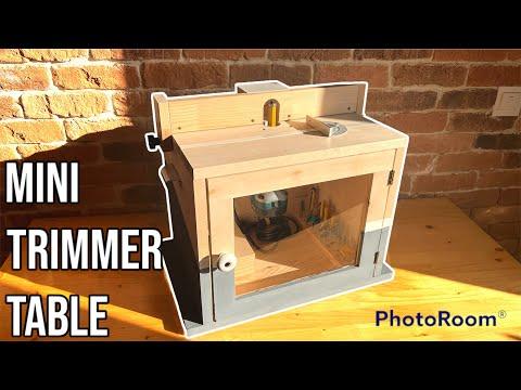 Making a Mini Router Table ll Trimmer Table for Small Workshop || Polkilo