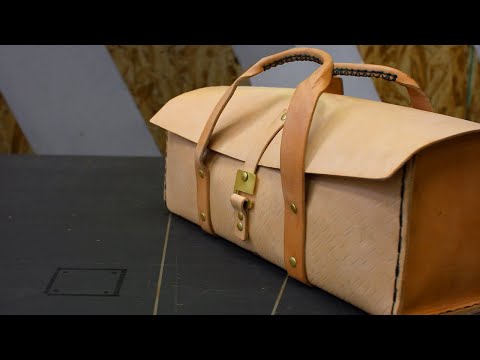 Making a ToolBox. With LEATHER!