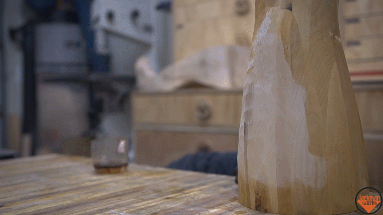 Making a Wood Pedestal Leg Table 28 GIF.gif