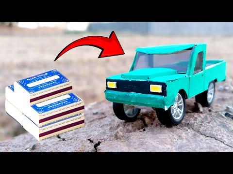 Making a car with match boxes