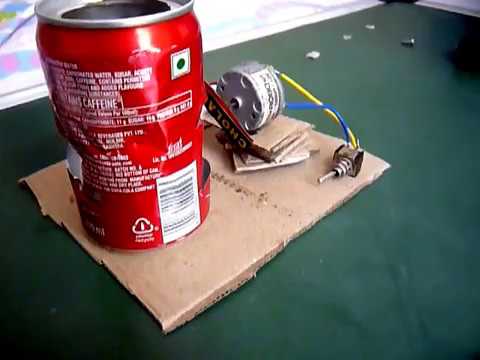 Making a mini air cooler with can