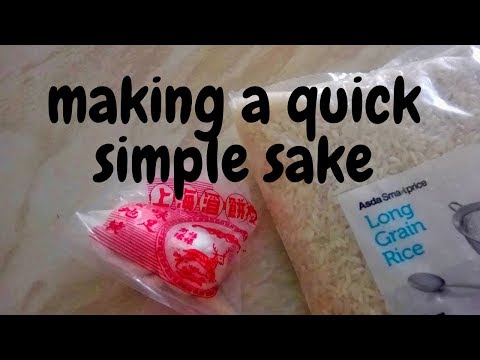 Making a quick and simple sake