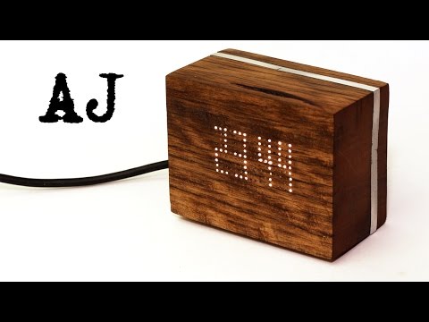 Making a wooden digital clock