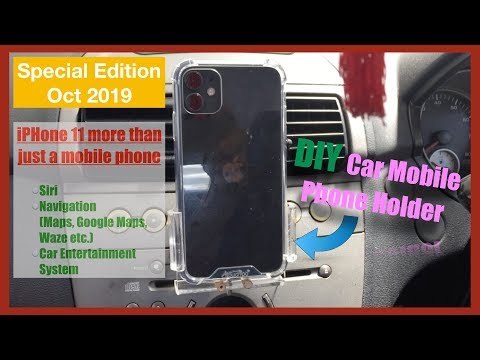 Making of iPhone11 holder as centre console for Proton Persona