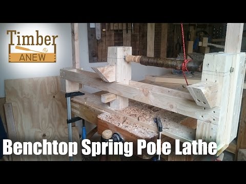 Making of the Portable Benchtop Spring Pole Lathe