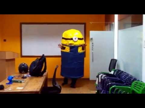 Making our own Minion Costume!