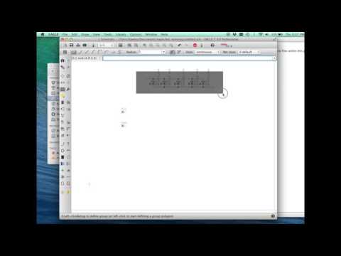 Making the LED name tag schematic