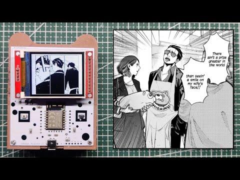 Manga Reader ESP8266 ILI9225 Display