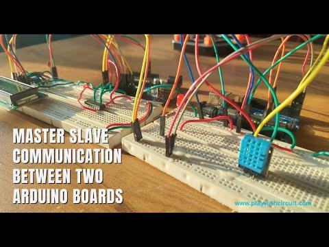 Master Slave communication between two Arduino Boards