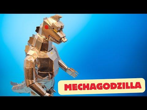 Mechagodzilla Masterpiece: Space Titanium cyborg soda Can Upcycling!