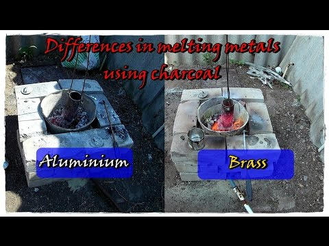 Melting aluminum and brass differences