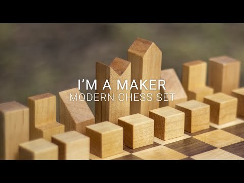 Mid Century Modern DIY Chess Pieces - Part 1 | #Toy #Chess #Game