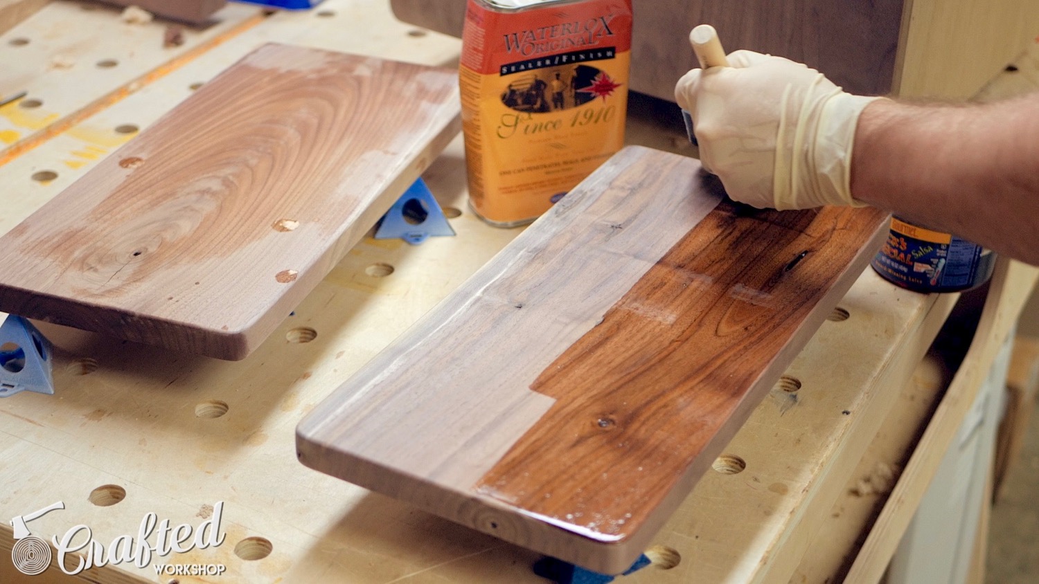 Mid-Century Modern Walnut End Table | How To Build - Woodworking - 24.jpg
