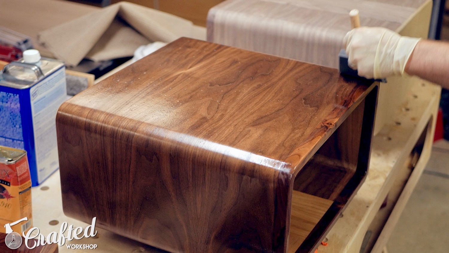 Mid-Century Modern Walnut End Table | How To Build - Woodworking - 25.jpg