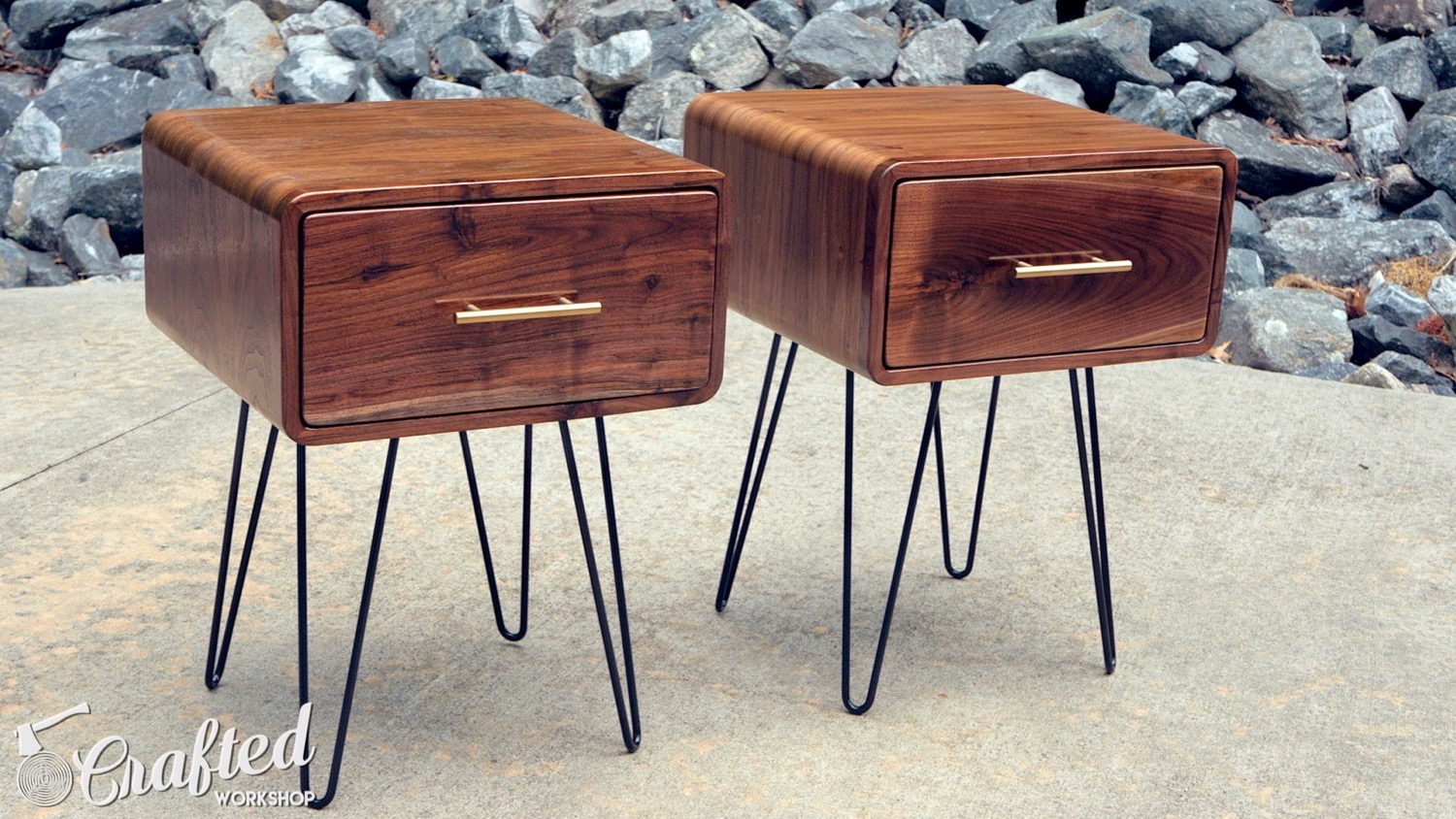Mid-Century Modern Walnut End Table | How To Build - Woodworking - 32.jpg