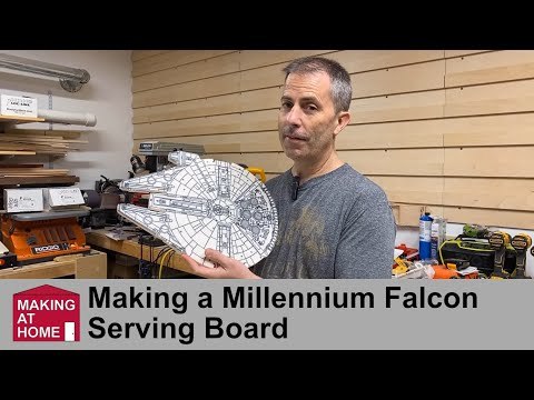 Millennium Falcon YT-1300 Light Freighter Serving Board