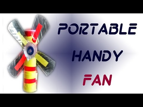 Mindtrix - How to make Portable Electric handy Fan with Switch..!!!