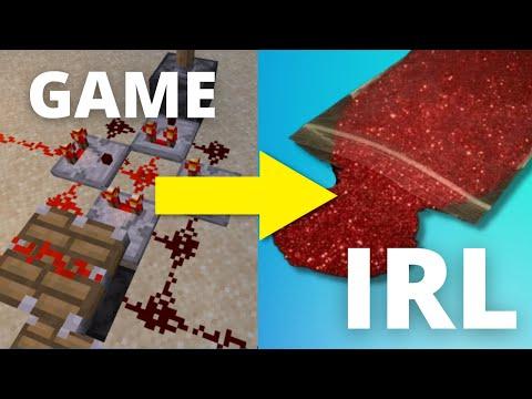 Minecraft Redstone IRL (It Actually Works!!)