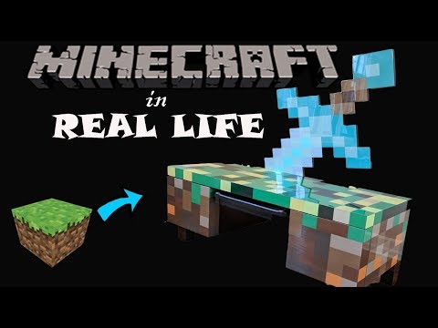 Minecraft in Real LIfe Computer Desk Build for Astor Services