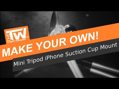 Mini Tripod iPhone Suction Cup Mount - Thrifty Tip