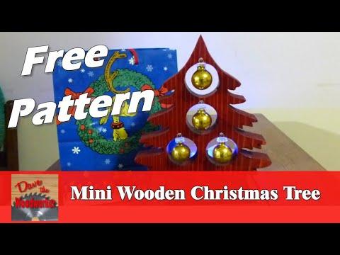 Mini Wooden Christmas Tree