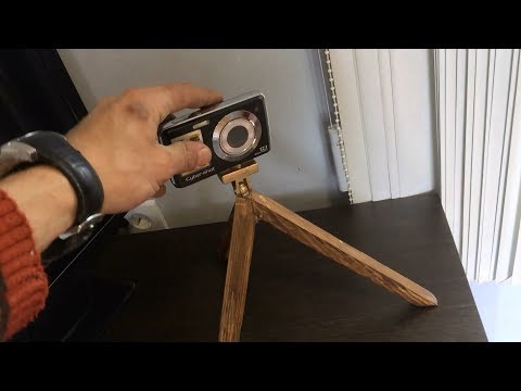 Mini Wooden Tripod