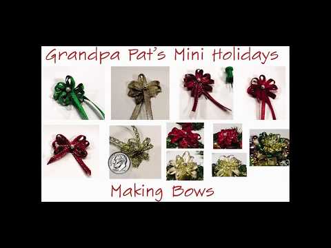 Mini bow making