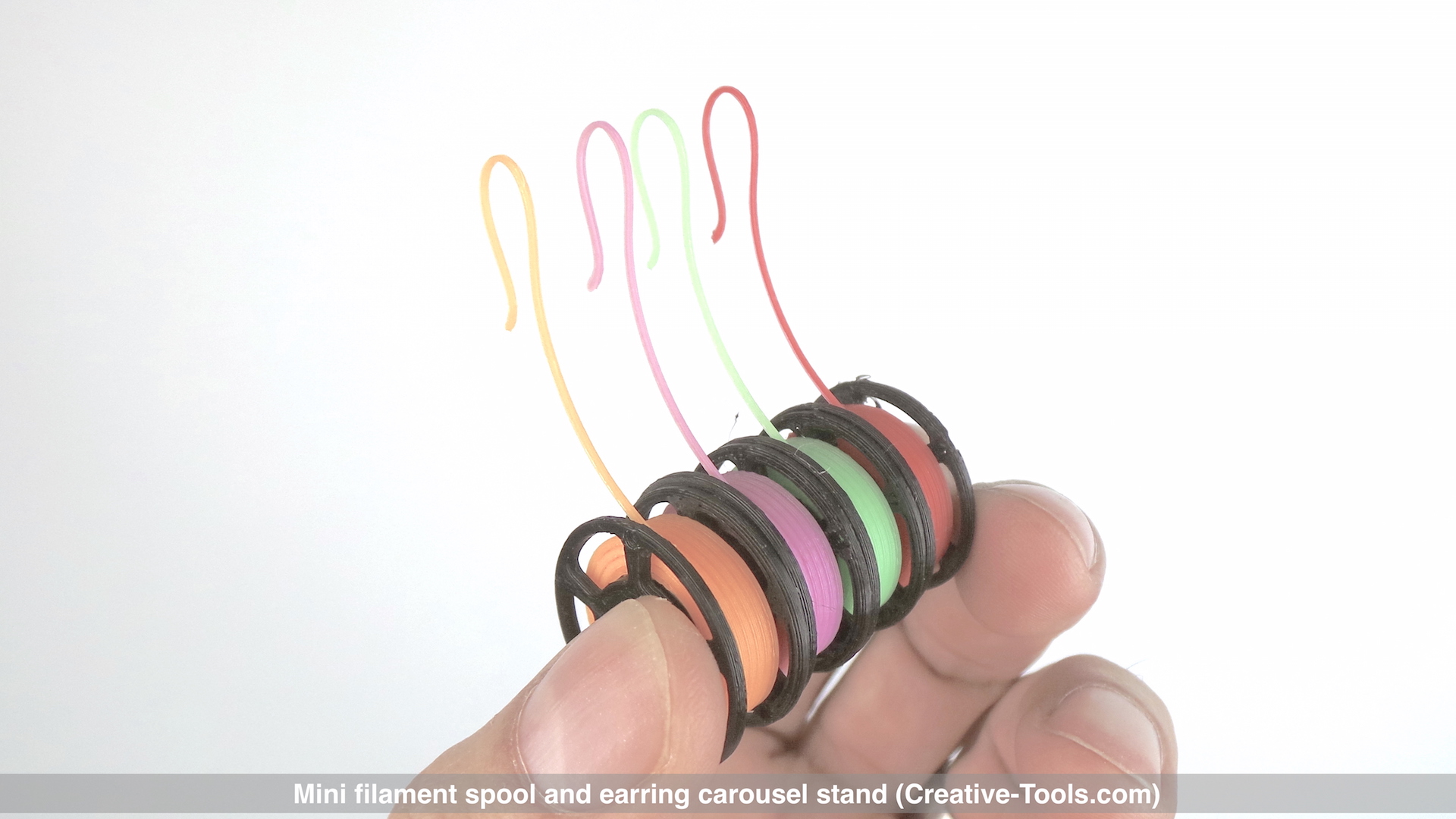 Mini filament spool and earring carousel stand (By CT3D.xyz) v04.jpg