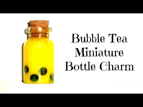 Miniature Bubble Tea Bottle Charm Tutorial