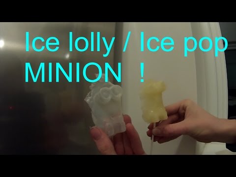 Minion ice lolly / ice pop