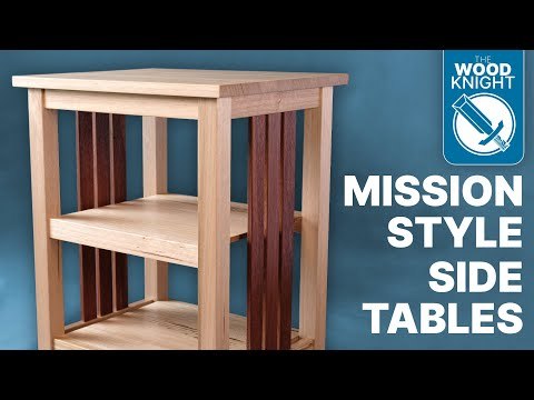 Mission Style Sidetables | Woodworking, Free plans!