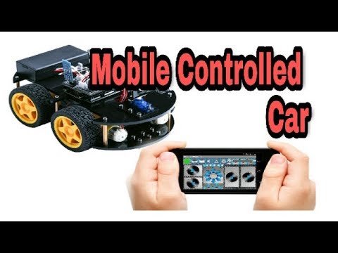 Mobile Controlled Car via Bluetooth || motor shield || hc-05 || arduino || simple