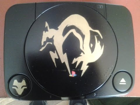 Mod FOX MGS PS One/ Personalizar-Pintar PlayStation ONE Metal Gear Solid