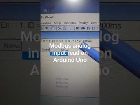 Modbus analog input read on Arduino Uno