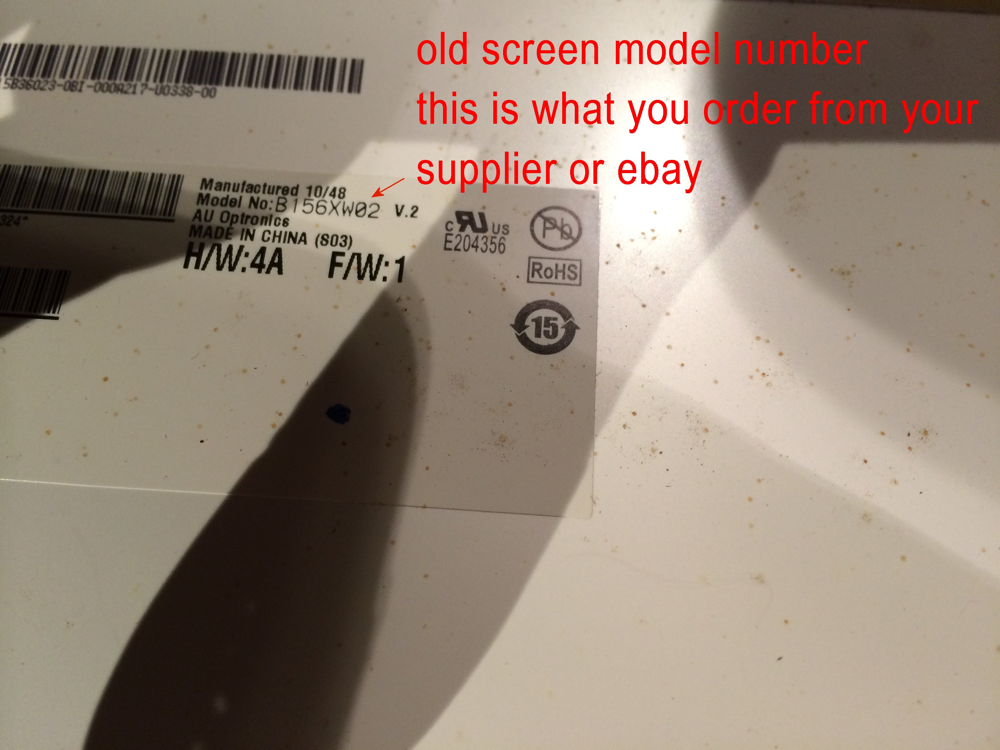 Model number old screen.jpg