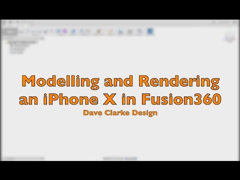 Modelling and Rendering an iPhone X with Fusion360