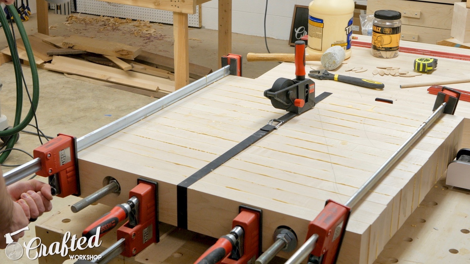 Modern Maple and Steel Coffee Table Part 1 | How To Build - Woodworking  - 12.jpg