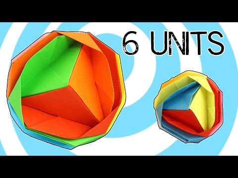 Modular Origami Japanese Brocade Tutorial (Ishibashi Minako)