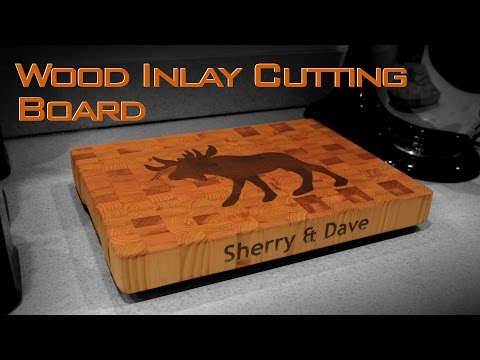 Moose Inlay End Grain Cutting Board - Jackman Works