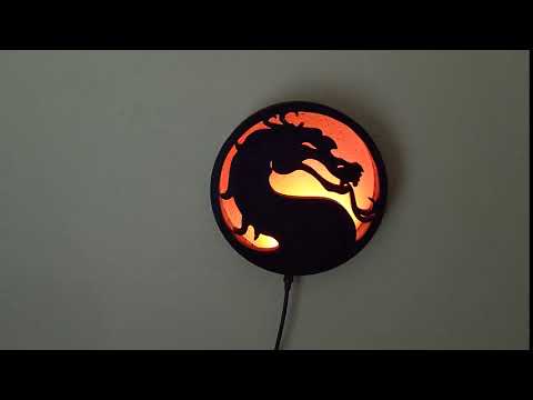 Mortal Kombat Wall Light I
