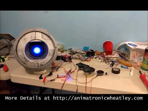 Motion &amp;amp; Sound Test - Animatronic Wheatley v2.0