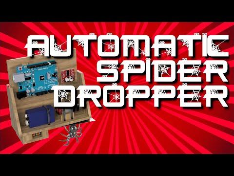 Motion detection spider dropper