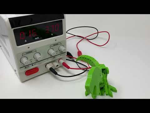 Motorized, Articulated T Rex(ish) Pin Walker Power Consumption