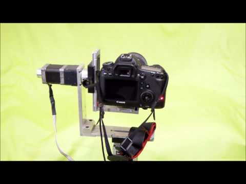 Motorized panorama and timelapse pan tilt system (with deceleration function)