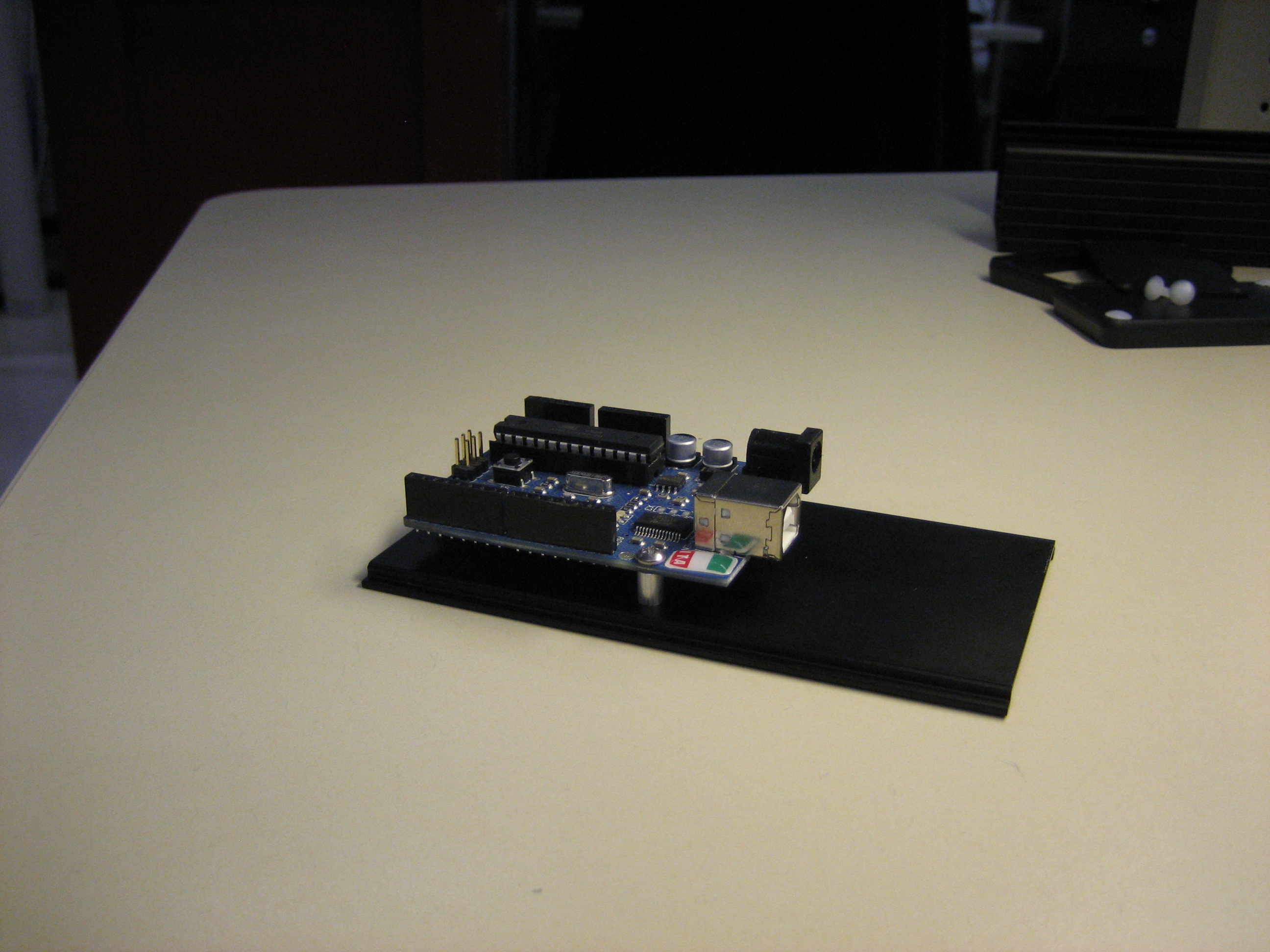 Mounting the Arduino - Arduino mounted.JPG