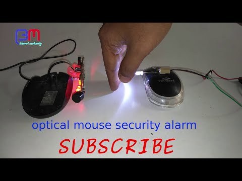 Mouse security alarm