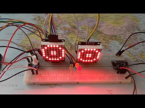 Moving LED Eyes Using a Range of Inputs Including Gesture Control