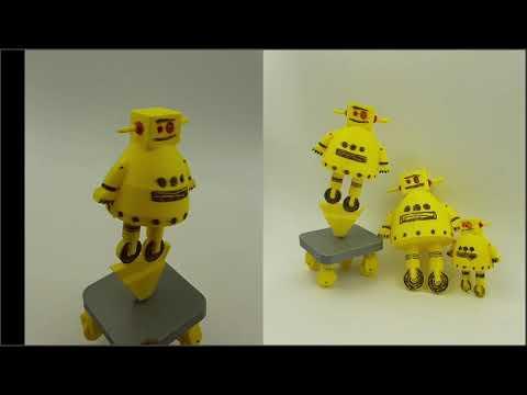 Mr.instructable family by digital sculpting