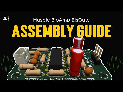 Muscle BioAmp BisCute: Assembly Guide | DIY Muscle Sensor | Upside Down Labs